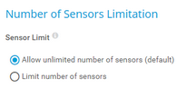 Number of Sensors Limitation